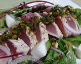 マグロのたたきとベビーリーフのサラダ♪作り方7写真