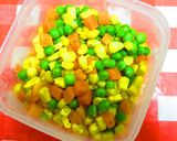 付けあわせ♪ミックスベジタブル作り方3写真
