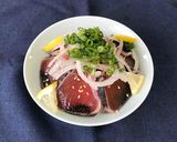 鰹のたたき丼(ポン酢、すし酢)作り方3写真