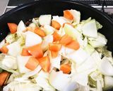 お茶漬けの素de野菜スープ作り方4写真