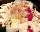 白菜でちゃちゃっとおかず のっけごはん作り方2写真