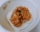 サッポロ一番しょうゆ味で納豆おじや風作り方1写真