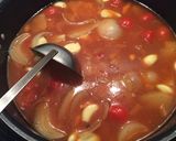 イベリコ豚しゃぶの鍋汁で、肉無しカレー作り方3写真
