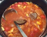 イベリコ豚しゃぶの鍋汁で、肉無しカレー作り方4写真