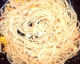 節約◎目玉焼きのパスタ作り方6写真