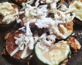 【ズッキーニ🥒豪快ムサカ】フライパン🇬🇷ギリシャ風作り方3写真