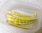 水煮の姫竹のバター醤油炒め作り方1写真