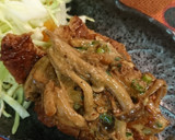 豚ロース生姜焼きしめじマヨソース作り方5写真