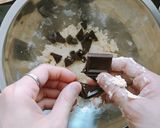 スタバ風❁簡単チョコスコーン作り方2写真