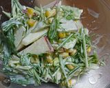 栄養満点☆りんごと水菜の簡単サラダ♡作り方5写真