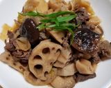 グルラボで簡単レンコンと牛肉の煮物作り方7写真