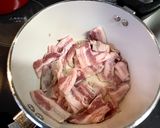 根野菜と豚バラ肉の生姜香る煮物作り方3写真