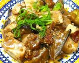 分量簡単★茄子と豆腐の味噌煮込み炒め作り方3写真