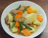 節約したい時のきつねの肉じゃが風作り方2写真