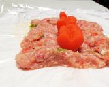 レンジで簡単！人参ハートのミートローフ作り方5写真