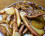 いかゲソバター醤油。作り方5写真