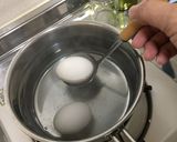 簡単すき焼きのタレで作るとろーり半熟煮卵作り方2写真
