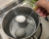 簡単すき焼きのタレで作るとろーり半熟煮卵作り方2写真