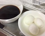 簡単すき焼きのタレで作るとろーり半熟煮卵作り方5写真
