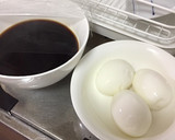 簡単すき焼きのタレで作るとろーり半熟煮卵作り方5写真