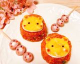 和風♡お花のオムライスおにぎり˚✧₊⁎作り方18写真