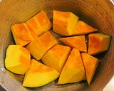 かぼちゃの煮物 *☻*作り方1写真