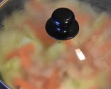 蒸しキャベツとツナのごま味噌ソース作り方2写真