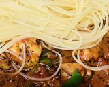 トマト缶で作る☆鶏肉のトマトソースパスタ作り方4写真