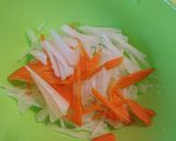 時短♪レンジDE大根金平♪作り方1写真
