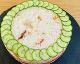 雛祭り♡子供喜ぶ可愛いちらし寿司ケーキ作り方5写真