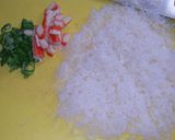 炒飯風しらたき（低カロリー）作り方1写真