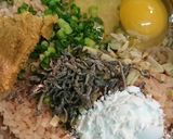 えのきたっぷりキムチ鶏団子スープ作り方1写真