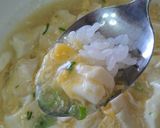 ふんわり卵と豆腐のリメイクスープ作り方6写真