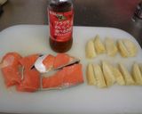 タケノコとサケまろやかトマト酢De南蛮漬作り方1写真
