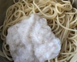 とろろキムチ冷製パスタ作り方1写真