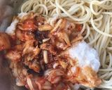 とろろキムチ冷製パスタ作り方2写真