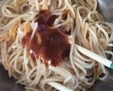 とろろキムチ冷製パスタ作り方3写真