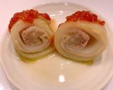 病みつきトマトソースとチーズのロール白菜作り方12写真