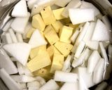 大根となめたけのお味噌汁作り方1写真