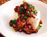 花椒油香る温豆腐の肉味噌あん作り方7写真