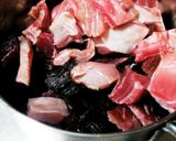 マグロの血合いでおつまみ作り方1写真