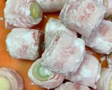 簡単美味しい甘酢白ネギ肉巻き作り方3写真
