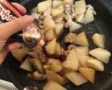 大根と豚バラの炒め煮作り方5写真