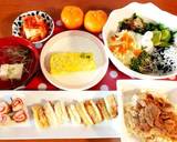 ☆卵焼きカイワレ飾りよつ葉のクローバー☆作り方6写真
