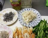 ピーマン・ちくわ・塩昆布・じゃこ炒め作り方1写真