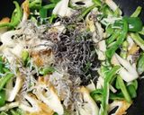ピーマン・ちくわ・塩昆布・じゃこ炒め作り方5写真