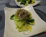 減塩・美味、お浸しにとろろ昆布作り方6写真