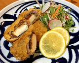 絹揚げの肉巻きフライ♡梅紫蘇風味作り方10写真