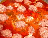 チーズ入り肉団子のトマト煮☆*:.作り方4写真