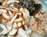 お鍋で炊く!椎茸×ツナ×塩昆布ご飯作り方4写真